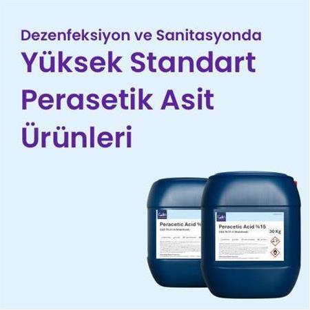 Dezenfeksiyon ve Sanitasyonda Yüksek Standart: Colin Kimya Perasetik Asit Ürünleri