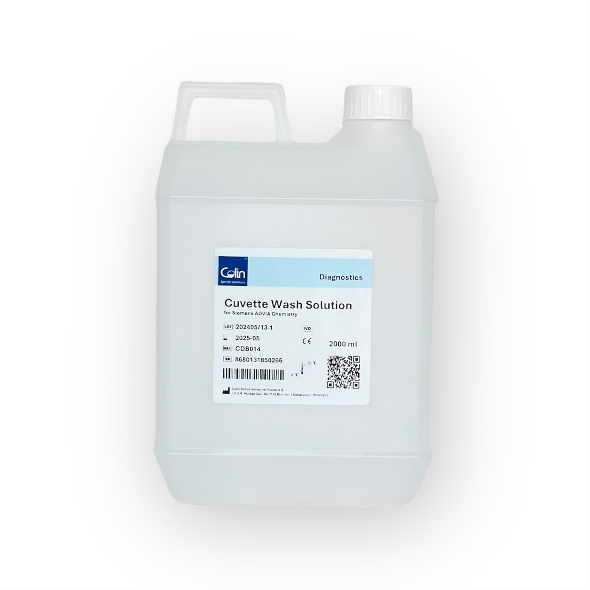 Cuvette Wash Solution Siemens ADVIA Serileri için Colin Kimya A.Ş.