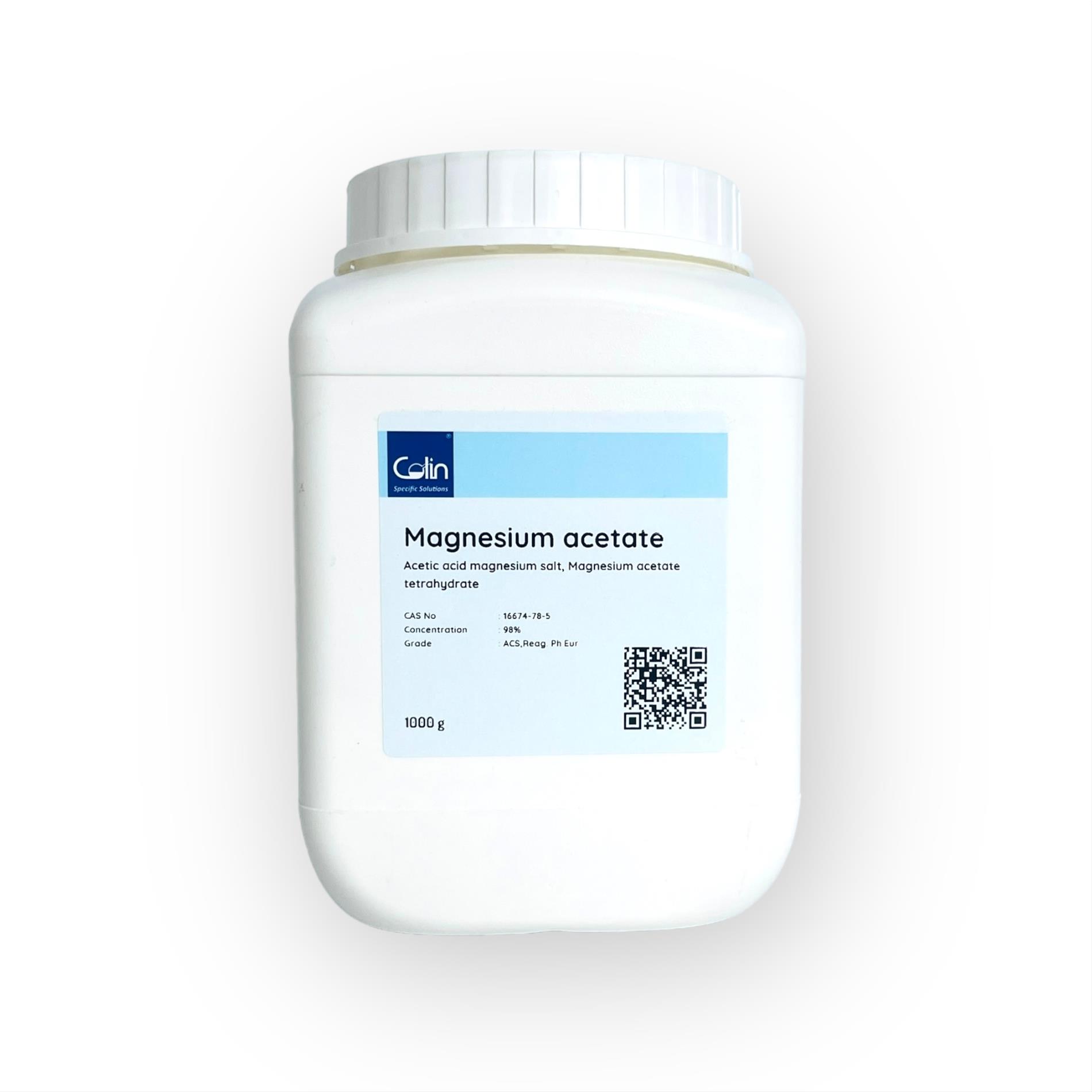 Magnesium acetate tetrahydrate Colin Kimya A.Ş.