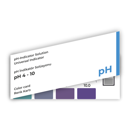 pH İndikatör Solüsyonu (Universal pH 4,0 - 10,0)