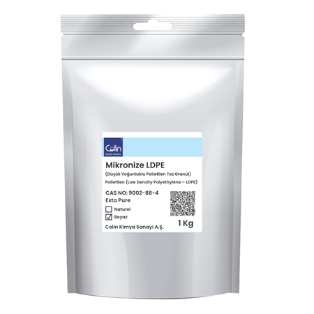 Mikronize LDPE (Düşük Yoğunluklu Polietilen Toz Granül)-Beyaz