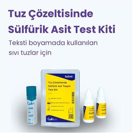 Tuz Çözeltisinde Sülfürik Asit Test Kiti
