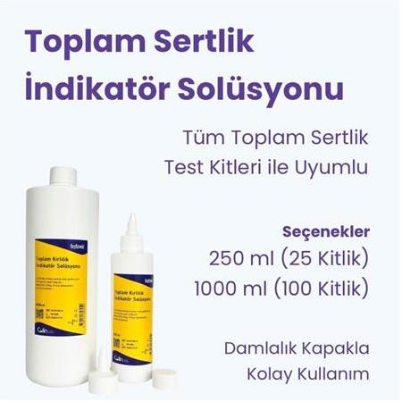 İndikatör Solüsyonu - Toplam Sertlik Test Kiti