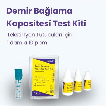 Demir Bağlama Kapasitesi Test Kiti - İyon Tutucular için