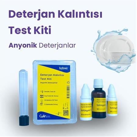 Deterjan Kalıntısı Test Kiti - Anyonik Deterjanlar