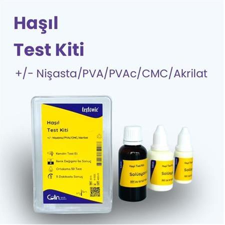 Haşıl Test Kiti (Nişasta/PVA/PVAc/CMC/Akrilat)