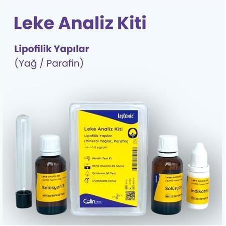 Leke Analiz Kiti – Lipofilik Yapılar (Yağ / Parafin)