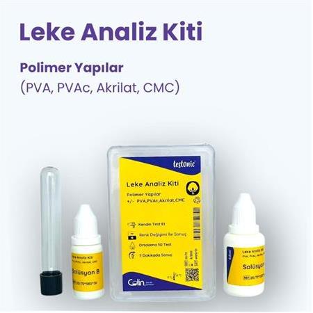 Leke Analiz Kiti – Polimer Yapılar (PVA, PVAc, Akrilat, CMC)