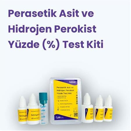 Perasetik ve Hidrojen Peroksit Yüzde Test Kiti