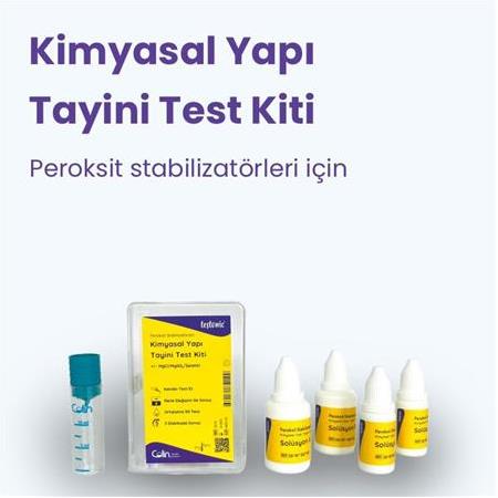 Peroksit Stabilizatörü Yapı Tayini Test Kiti