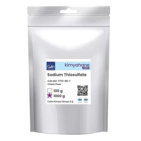 Sodyum Tiyosülfat (Sodyum Hiposülfit) - 1 Kg – Na²S²O³ (CAS 7772-98-7)