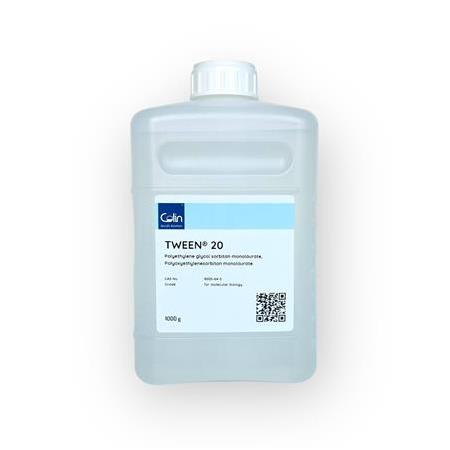 Tween® 20 for synthesis. CAS 9005-64-5, pH 6 - 8 (50 g/l, H²O, 20 °C).