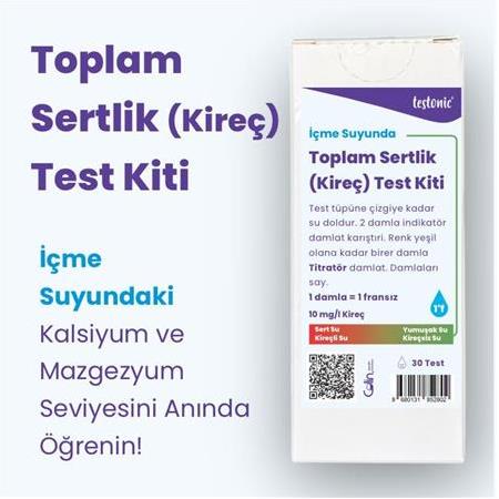 İçme Suyunda Toplam Sertlik (Kireç) Test Kiti