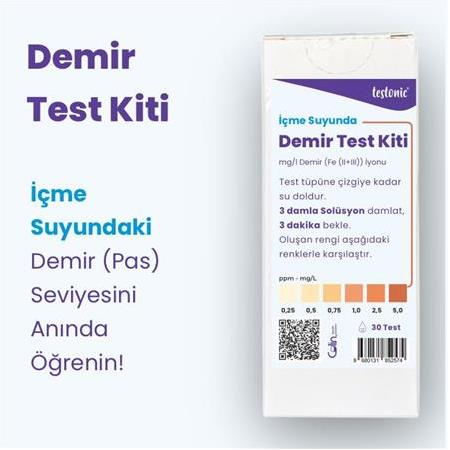İçme Suyunda Demir Test Kiti