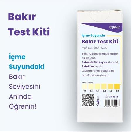 İçme Suyunda Bakır Test Kiti