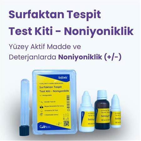 Surfaktan Tespit Test Kiti - Noniyoniklik
