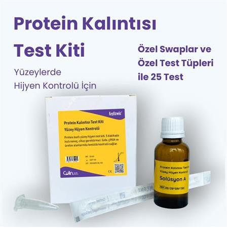 Protein Kalıntısı Test Kiti - Yüzeylerde Hijyen Kontrolü İçin