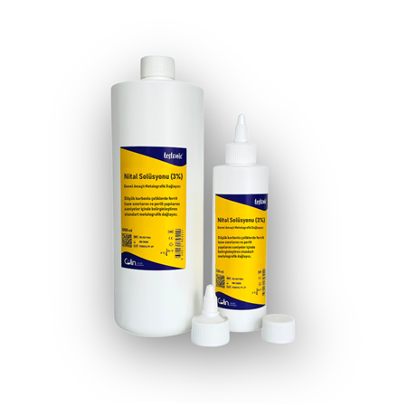 Nital Solüsyonu (%3) – Genel Amaçlı Metalografik Dağlayıcı