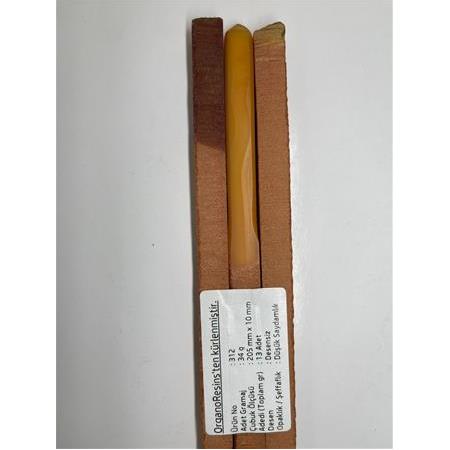 312 Çubuk Sıkma Kehribar - Adedi 34 gramdır. Adetle satılır.