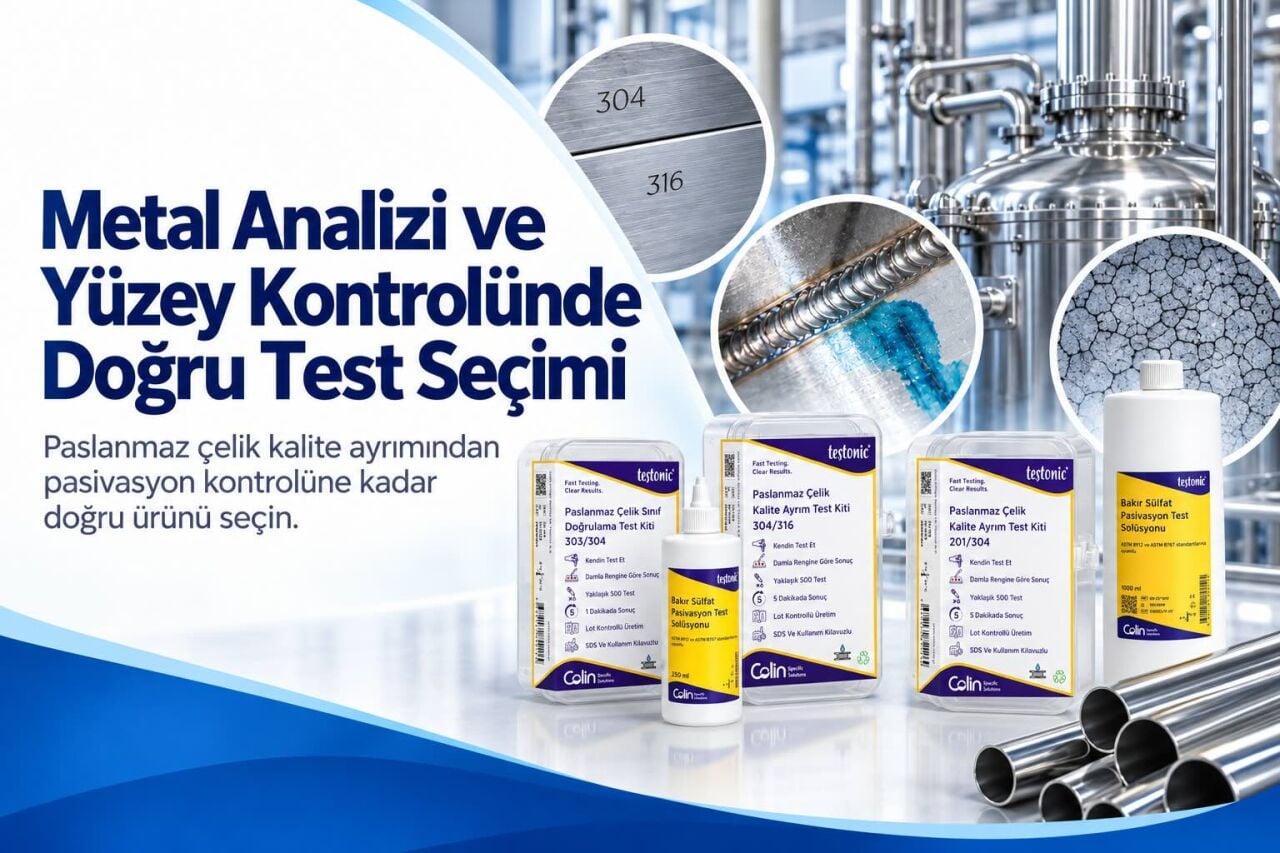 Metal Analizi ve Yüzey Kontrolünde Doğru Test Nasıl Seçilir?