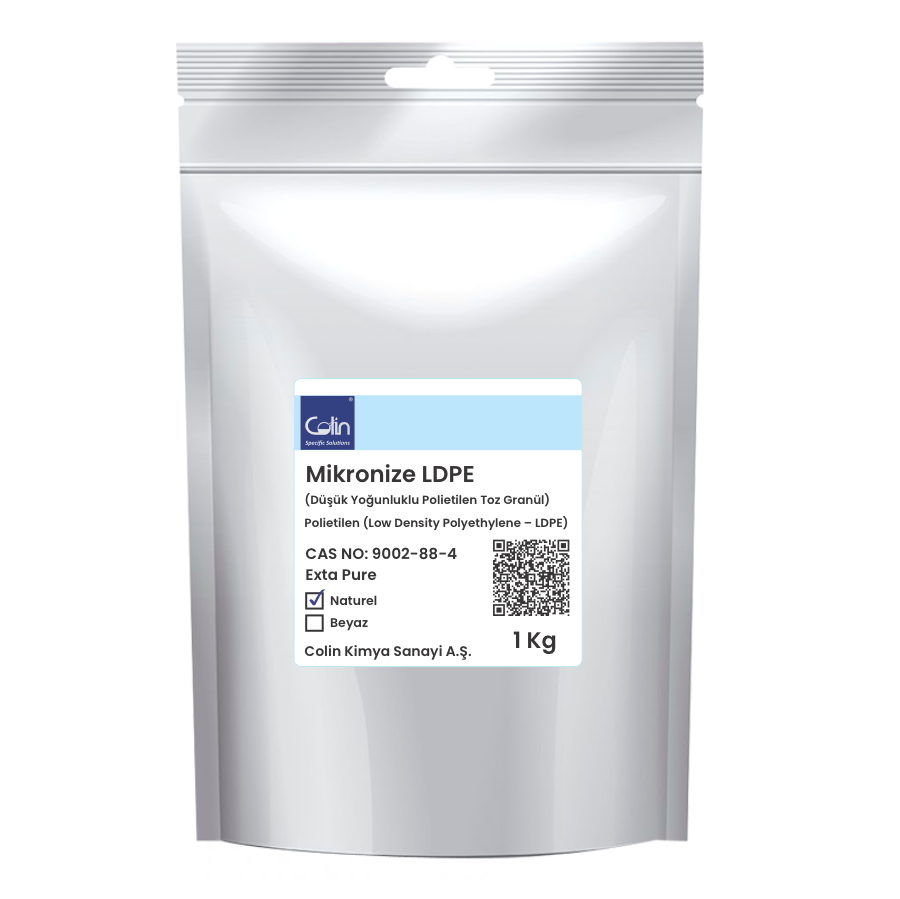 Mikronize LDPE (Düşük Yoğunluklu Polietilen Toz Granül)-Naturel 1 Kg