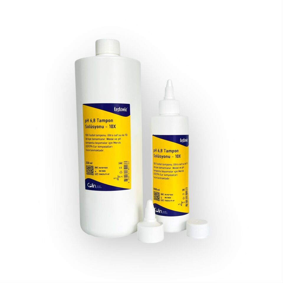 pH 6,8 Tampon Solüsyonu - 10X Fosfat tamponu 1000 ml