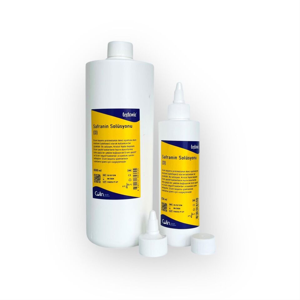 Safranin Solüsyonu (D) Gram Boyama için 250 ml