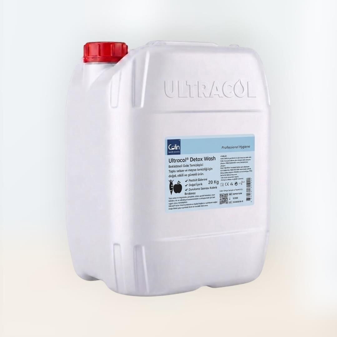 ULTRACOL Detox Wash – Bekletmeli Gıda Temizleyici 20 Kg