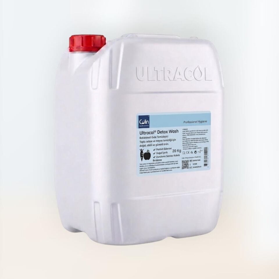 ULTRACOL Detox Wash – Bekletmeli Gıda Temizleyici 20 Kg