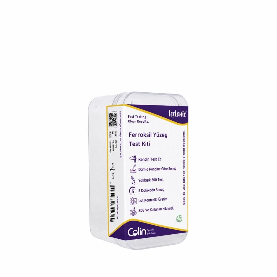 Ferro-Check™ – Paslanmaz Çelik Lokal Serbest Demir ve Korozyon Kontrol Test Kiti