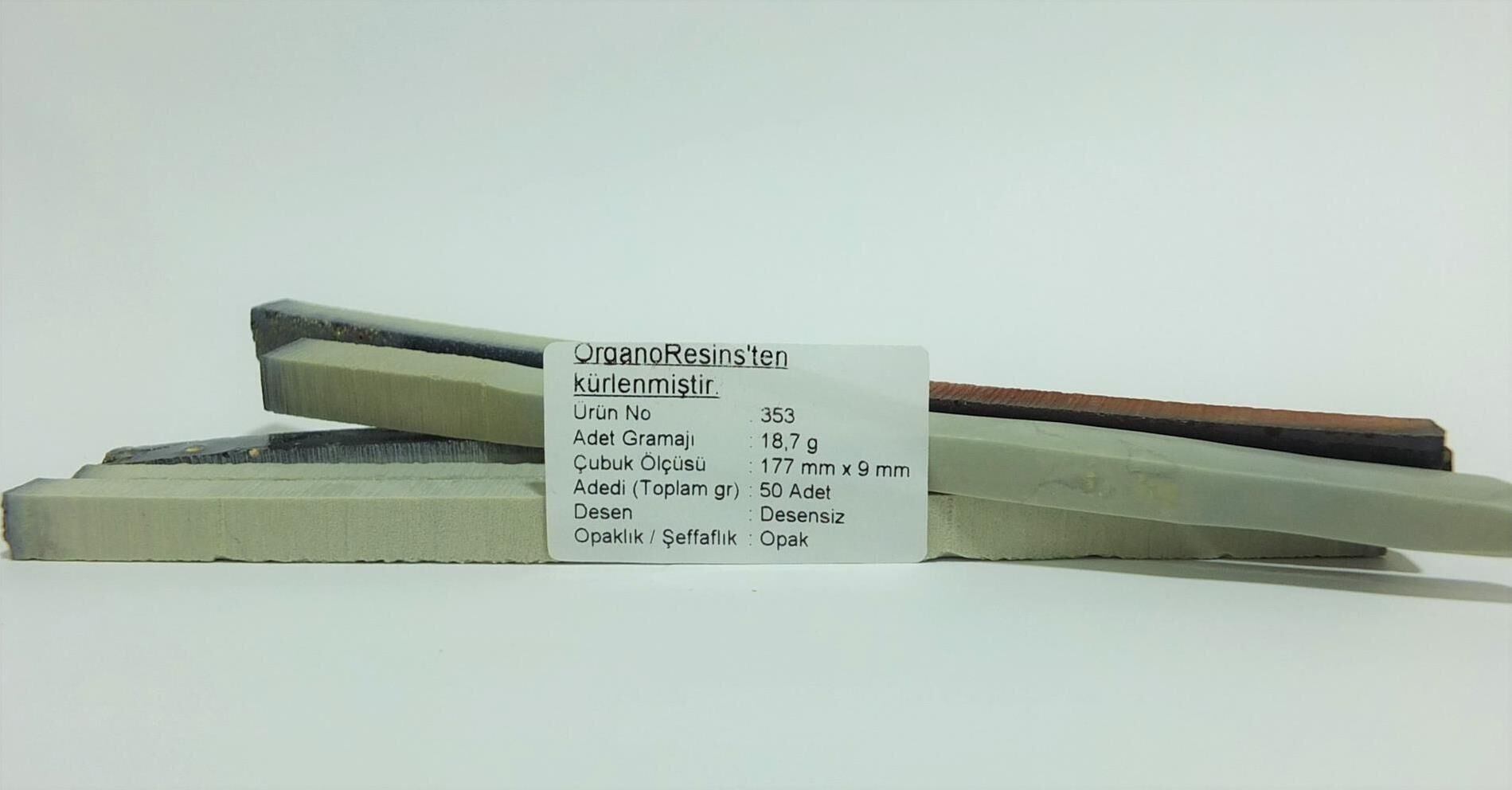353 Çubuk Sıkma Kehribar - Adedi 18 gramdır. Adetle satılır.