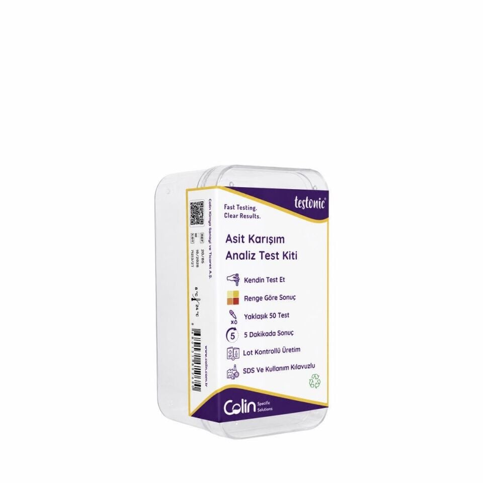 AcidCheck Pro – Asit Karışım Analiz Test Kiti
