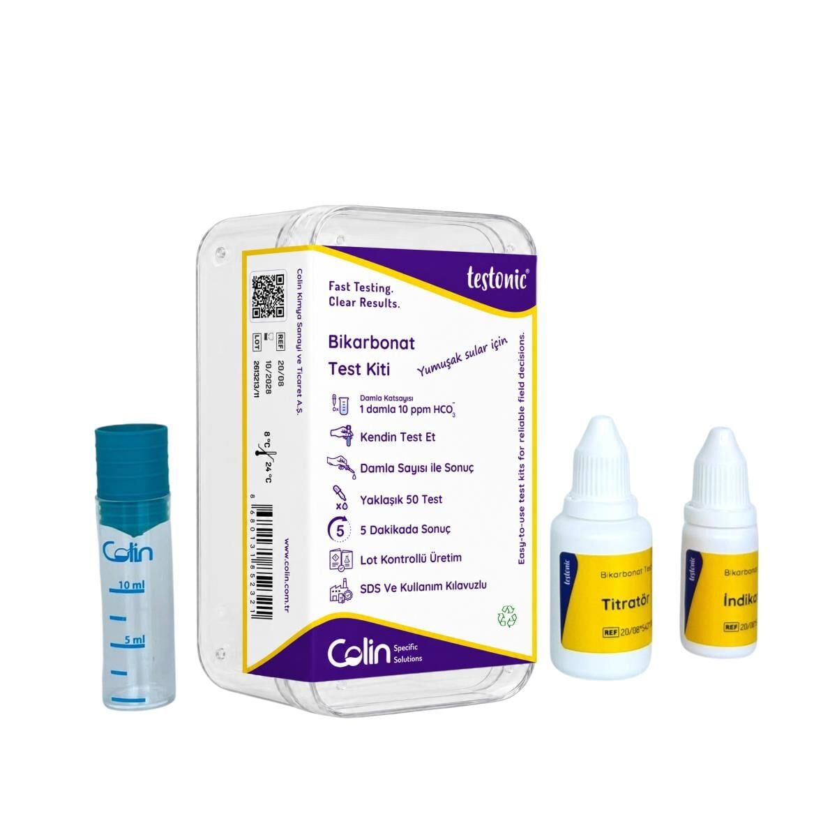 Bikarbonat Test Kiti – Yumuşak Sular İçin