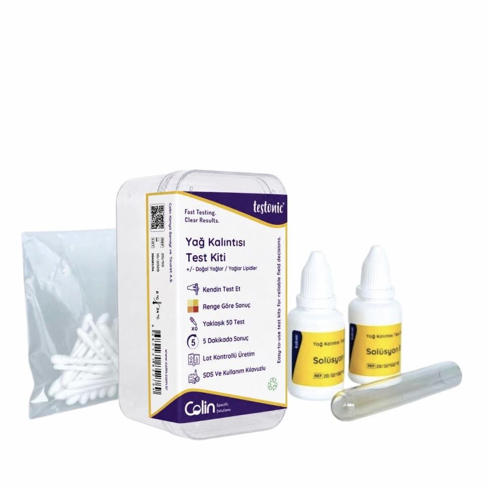 Yağ ve Lipid Kalıntısı Test Kiti
